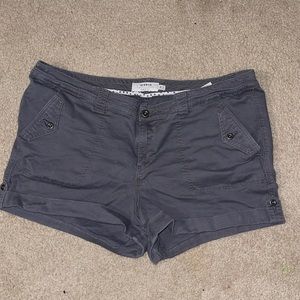 Torrid Slate Gray Military Short